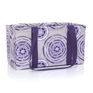 Thirty-One Medium Utility Tote Geo Pop Purple MUT